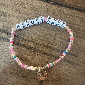 Colorful Beaded Bracelet with Charm